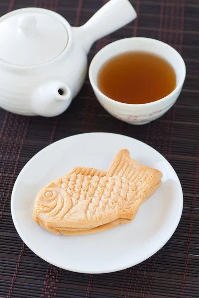 Japoński ryb tort w kształcie — Zdjęcie stockowe