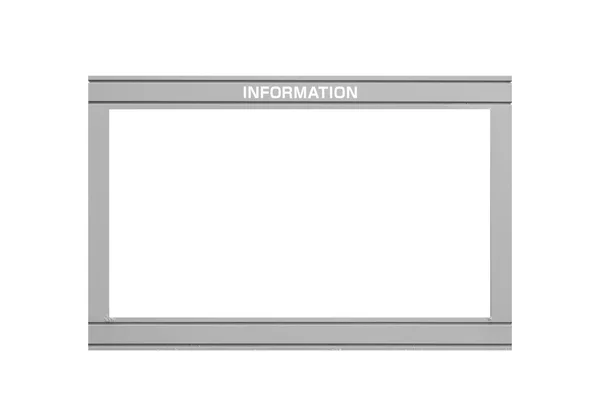 Blank information board — Stock Photo, Image