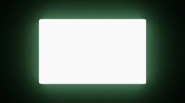 soyut teknoloji parlayan boş LED ekranlar canlandırma arkaplanı 3B görüntüleme