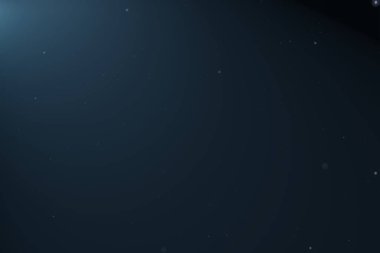 Siyah Arkaplan 3D oluşturma üzerinde havada soyut toz parçacığı akışı