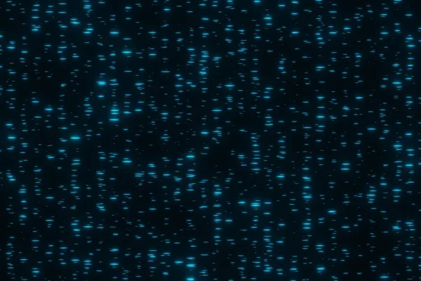 Abstraktes Digital Glühendes Matrix Blaues Licht Streifen Beweglichen Techno Hintergrund Stockbild