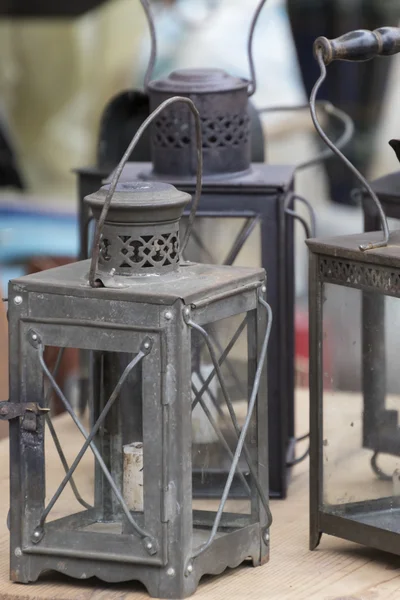 Old lantern in the cottage — Stock Photo, Image