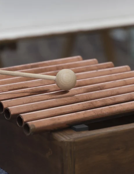 Handgemaakte xylofoon voor geluid — Stockfoto