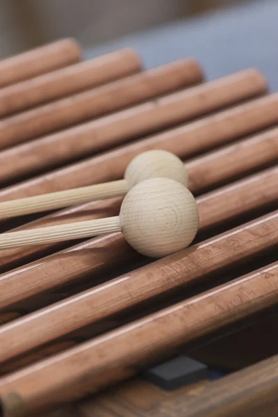 Handmade xylophone for sound — Stock Photo, Image