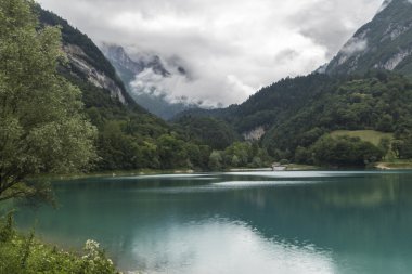 manzara mavi göl dağ