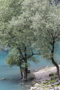 manzara mavi göl dağ