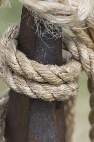 Knot on the rope — Stock Photo, Image