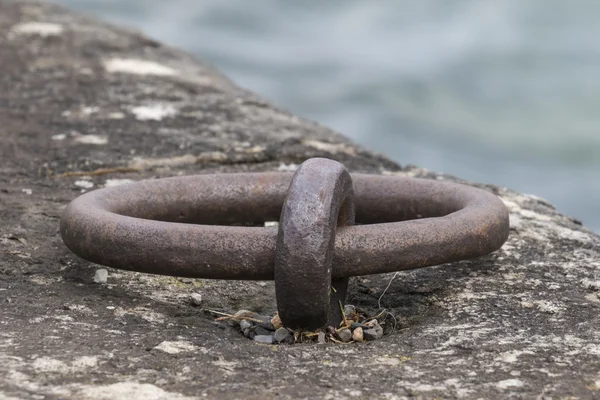 Docking op lake — Stockfoto