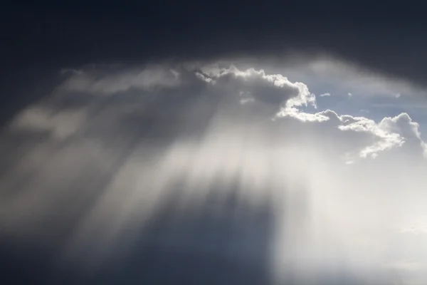 Cloudy sky on the hilly — Stock Photo, Image