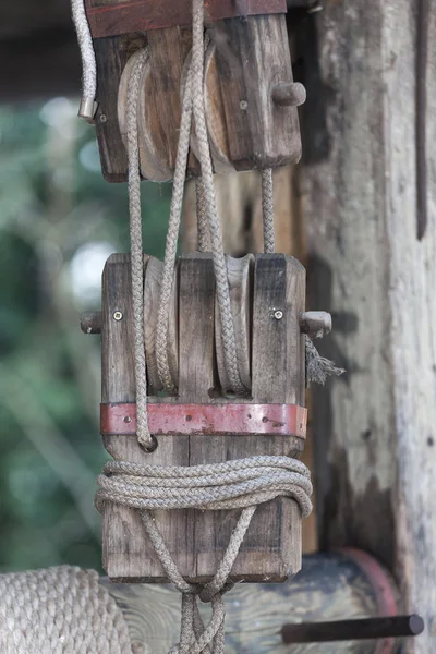 Stary wciągarki — Zdjęcie stockowe