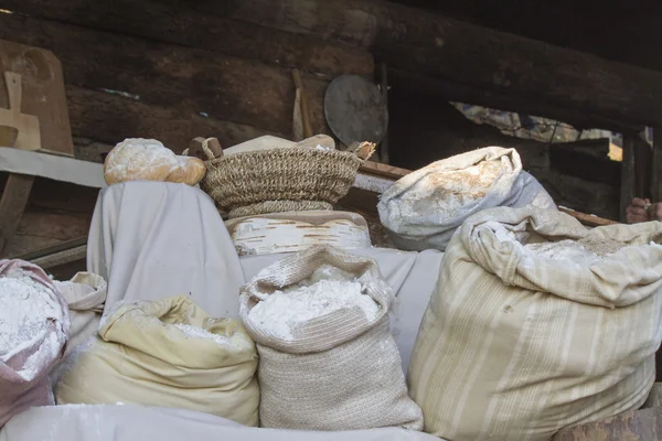 Sacos de farinha — Fotografia de Stock