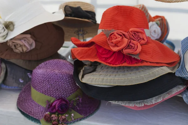 Жіноча капелюхи — стокове фото