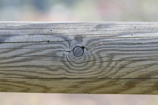 Detail van houten hek — Stockfoto
