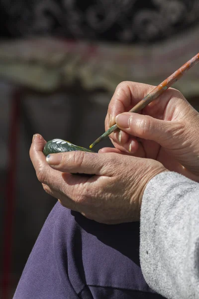 Pittura a mano — Foto Stock