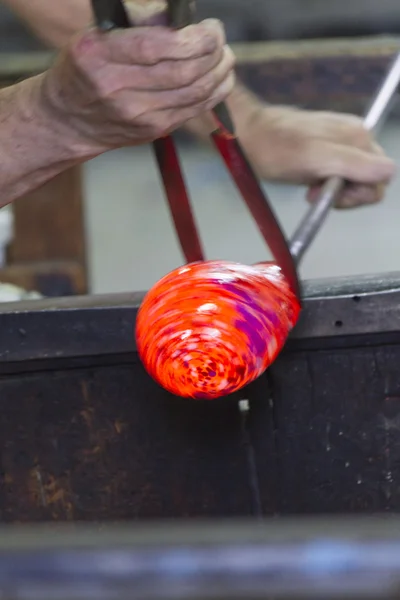 Glass manufacturing — Stock Photo, Image