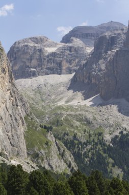 Manzara kayalık dağ