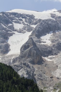 Buzul dağ manzarası