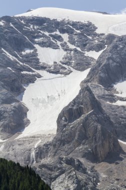 Buzul dağ manzarası