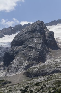 Buzul dağ manzarası