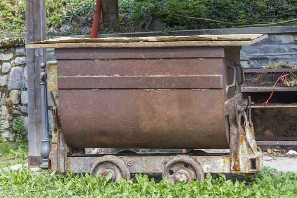 Oude wagon mijne — Stockfoto