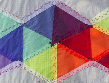 Kumaş renkleri ve geometrik şekiller