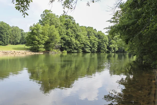 Krajina jezero — Stock fotografie