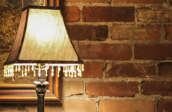 Lampa i det gamla huset — Stockfoto
