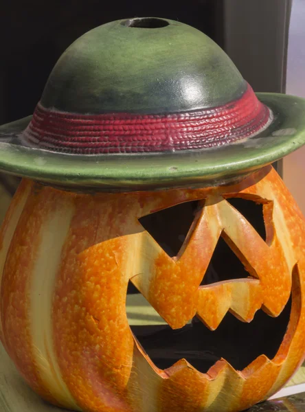 Abóbora decorativa para halloween — Fotografia de Stock