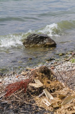 Yangından sonra göl kirliliği