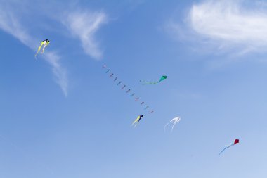 gökyüzü uçurtmalar dolu