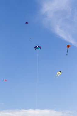 gökyüzü uçurtmalar dolu