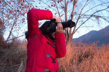 Fotoğrafçı iş başında