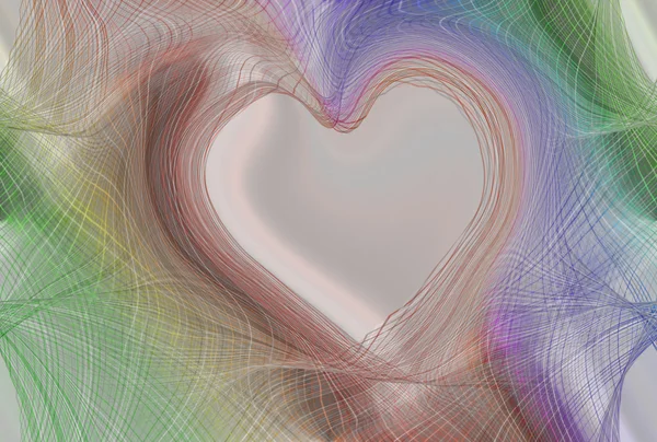 Abstract heart for holiday — Stock Photo, Image