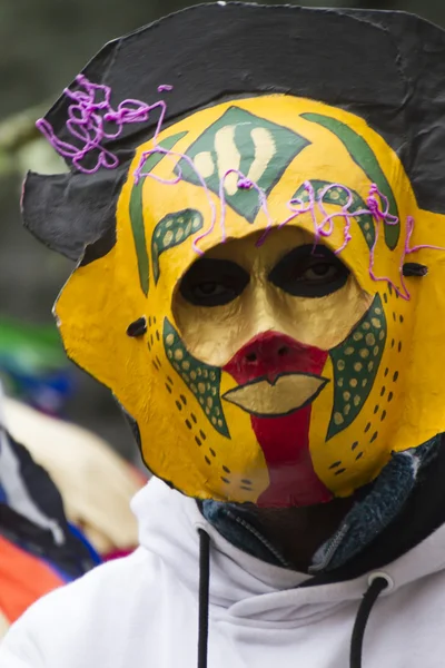 Maskers op de carnaval — Stockfoto