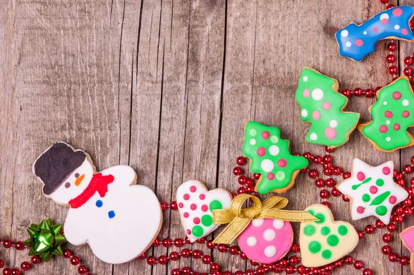 Pepparkakor cookies bakgrund — Stockfoto