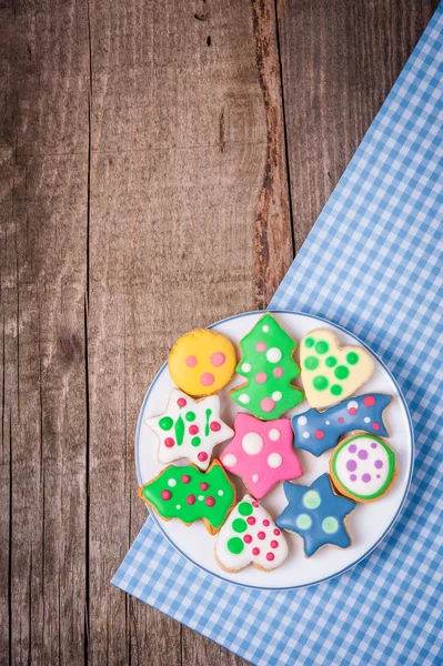 Gingerbread cookies background — Stock Photo, Image
