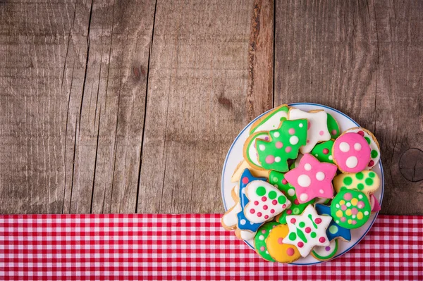 Gingerbread cookies background — Stock Photo, Image