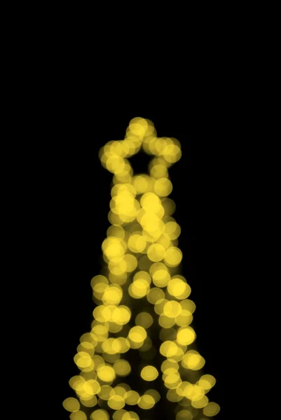 Blurred lights of Christmas tree — Stock Photo, Image