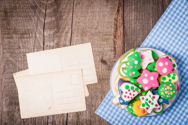 Lebkuchen Hintergrund lizenzfreie Stockfotos