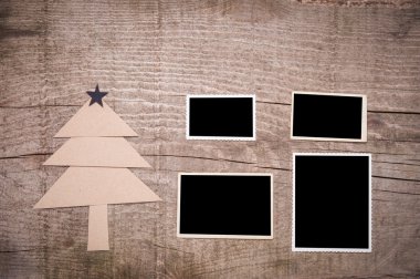 Noel ağacı ve eski fotoğrafları