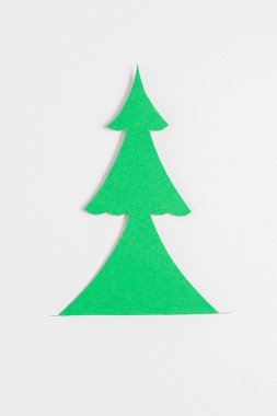 Kağıttan yapılmış Noel ağacı