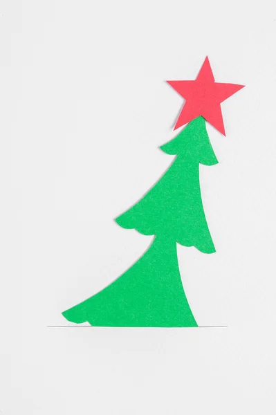 Árbol de navidad hecho de papel —  Fotos de Stock