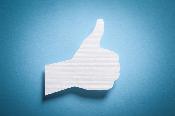 Thumbs up sign — Stock Photo, Image