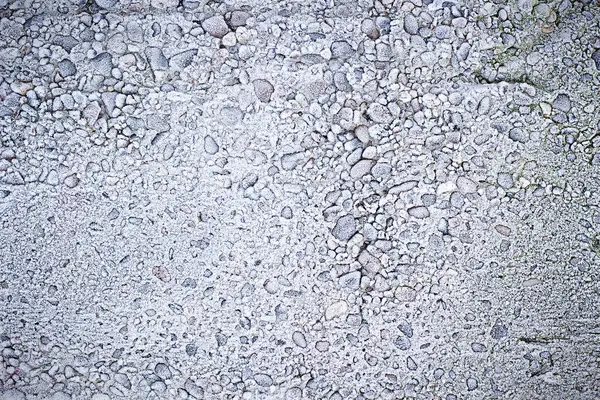 Parede Concreto Coberta Neve — Fotografia de Stock