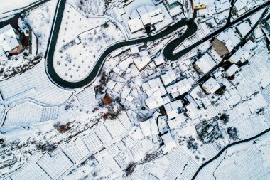 Valtellina (IT), Sondrio, Sant 'Anna, hava manzarası
