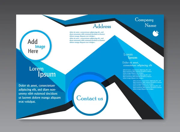 Brochure Anneau moderne — Image vectorielle