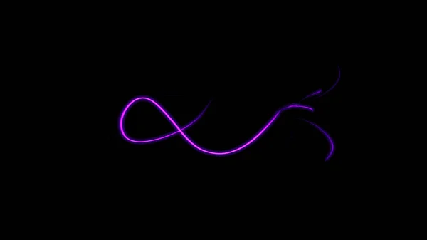 Purpurowy Krąg Rozmycia Neonowe Efekty Świetlne Tekstowe Lub Copyspace Odosobnionym — Zdjęcie stockowe