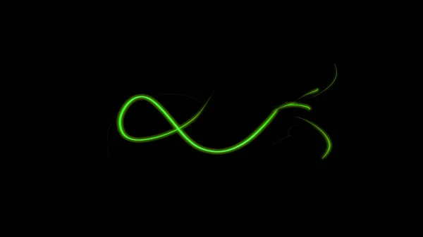Grüne Unschärfekreis Neon Lichteffekte Textur Für Text Oder Kopierraum Auf — Stockfoto