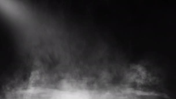 Проект Прожектора Рух Розмита Швидкість Атмосфери Туман Накладання Хімії Таємничий — стокове відео