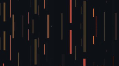 Hi tech glitch stripes animasyon görüntüleri. Neon gelecek hız çizgileri. Soyut gökkuşağı ışınları üzerinde hareket eden parlak, bulanık ışık çizgileri. Sihirli hızlı satırlar video 4k sunumunuz için.